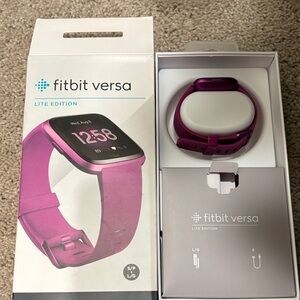 Fitbit Versa Lite Smartwatch - Magenta